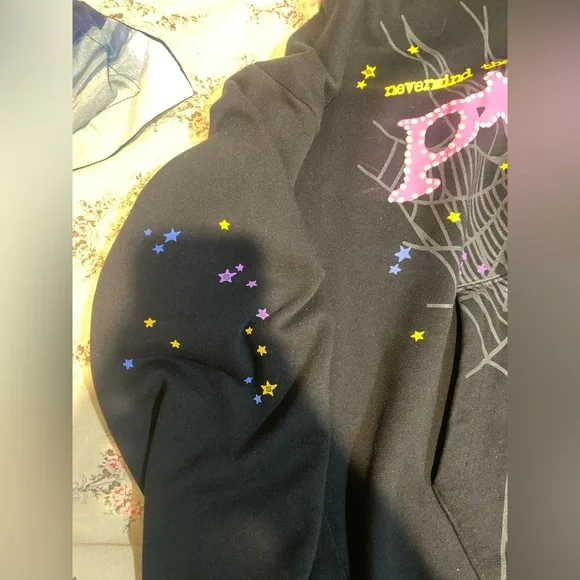 Sp5der hoodie used size m